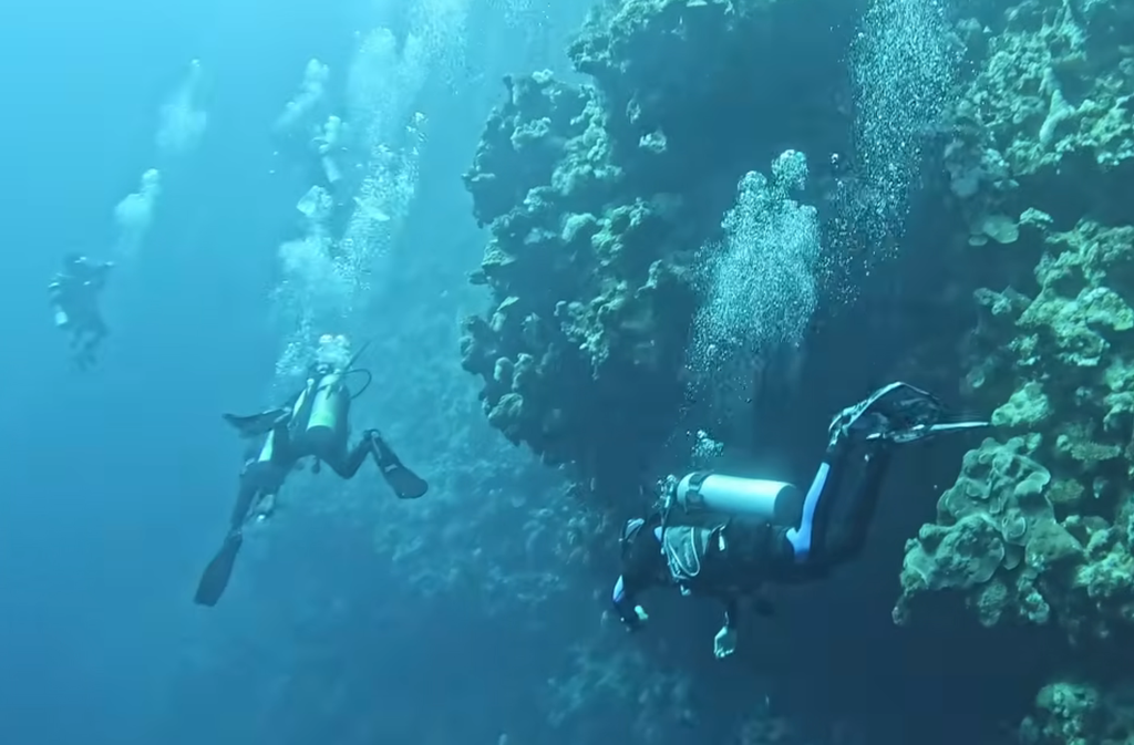 Blue hole Dahab, Egiptas
